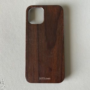 iPhone 12 Pro Wood back case